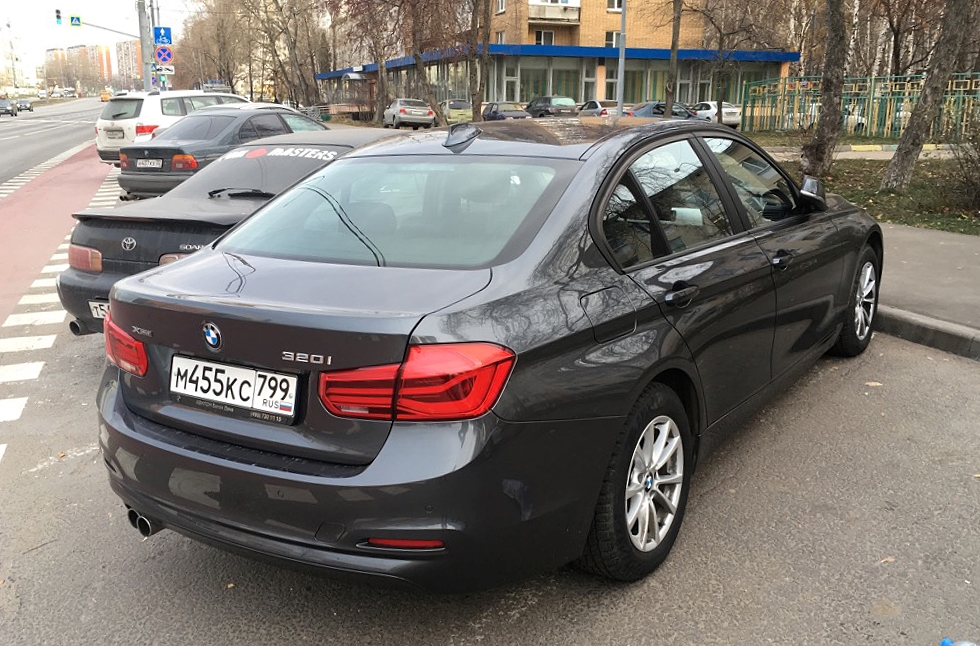Москва, BMW 3 Series № М 455 КС 799