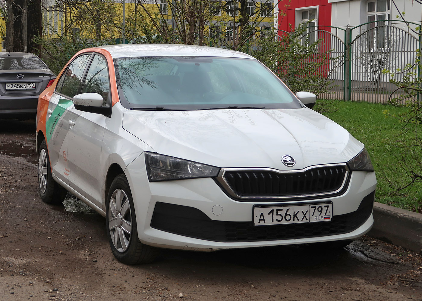 Москва, Škoda Rapid № А 156 КХ 797
