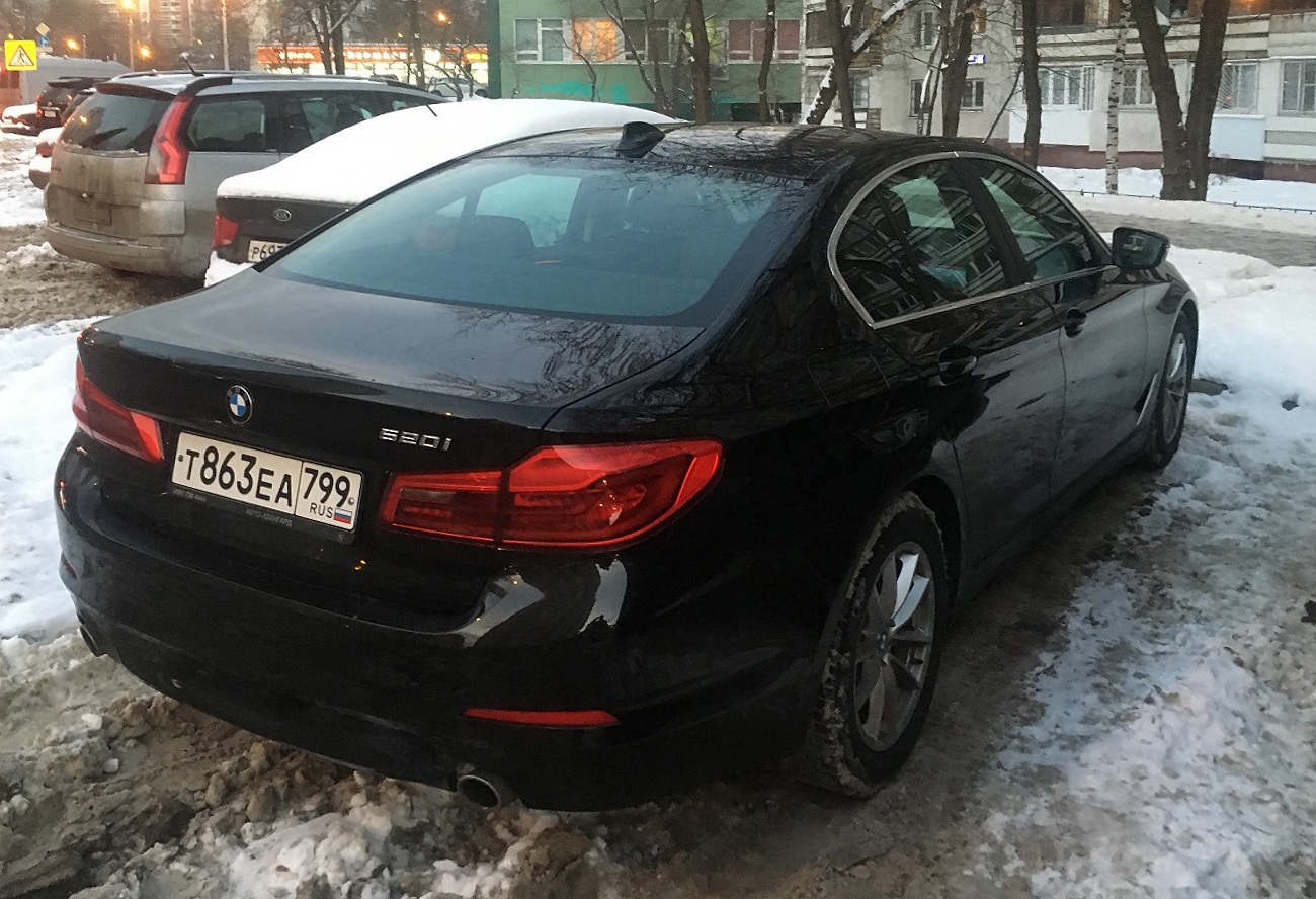 Межгород (Москва - Санкт-Петербург), BMW 5 Series № Т 863 ЕА 799