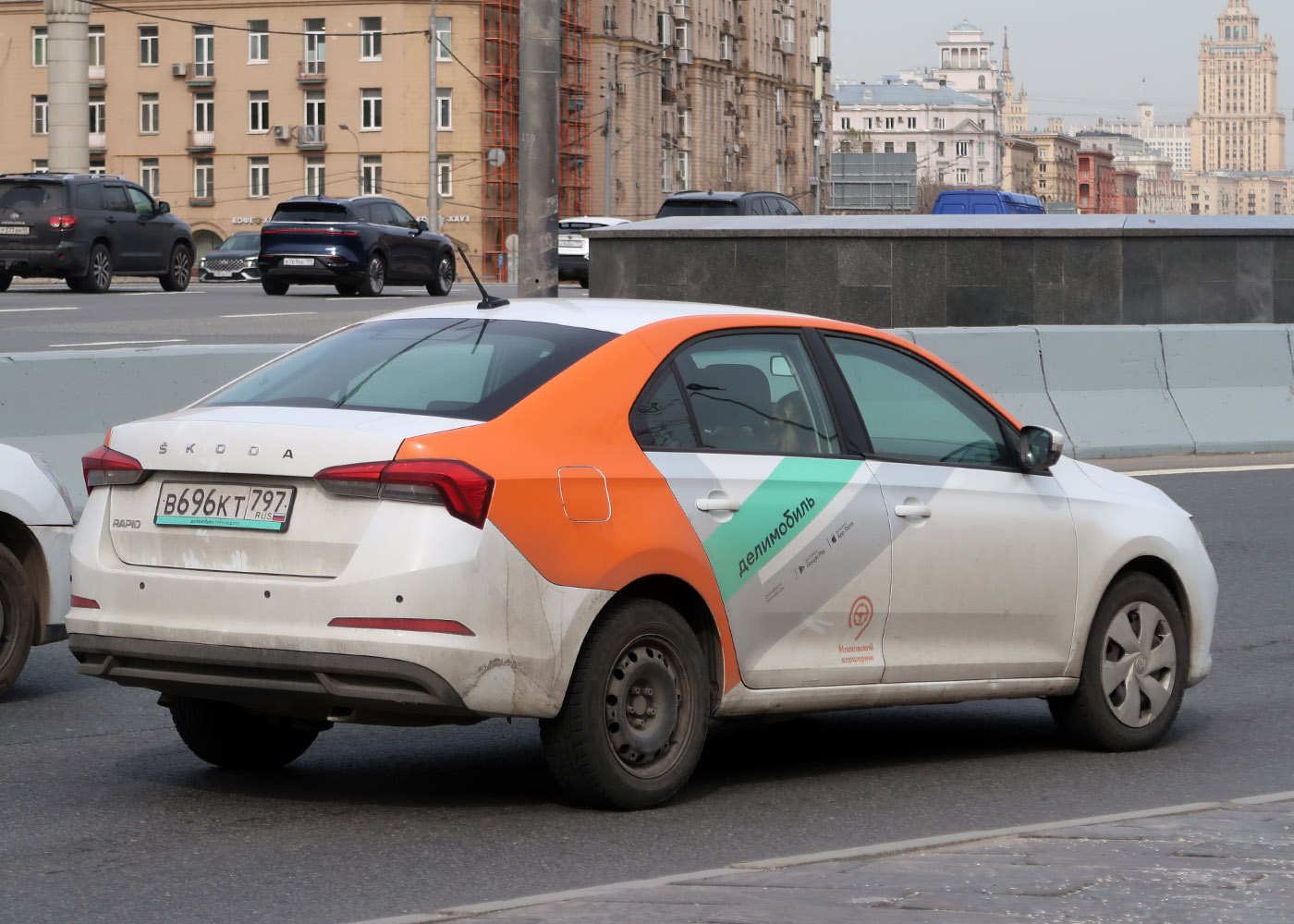Москва, Škoda Rapid № В 696 КТ 797