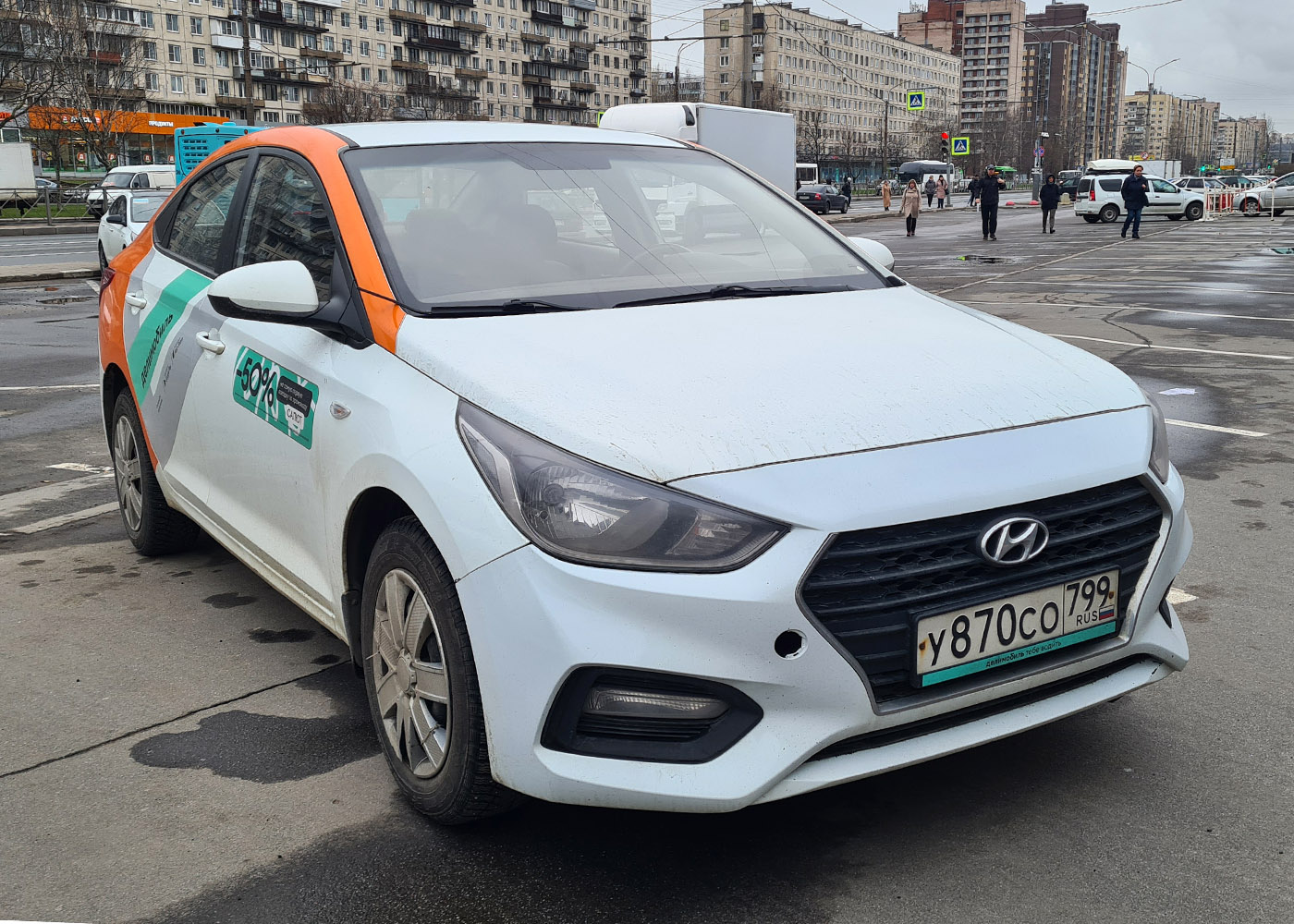 Санкт-Петербург, Hyundai Solaris № У 870 СО 799