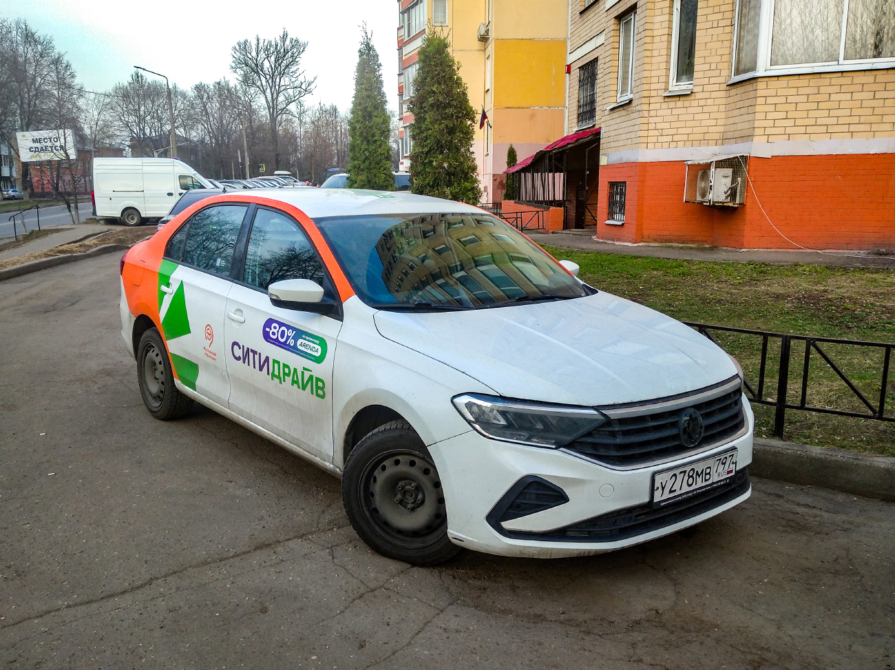 Москва, Volkswagen Polo № У 278 МВ 797