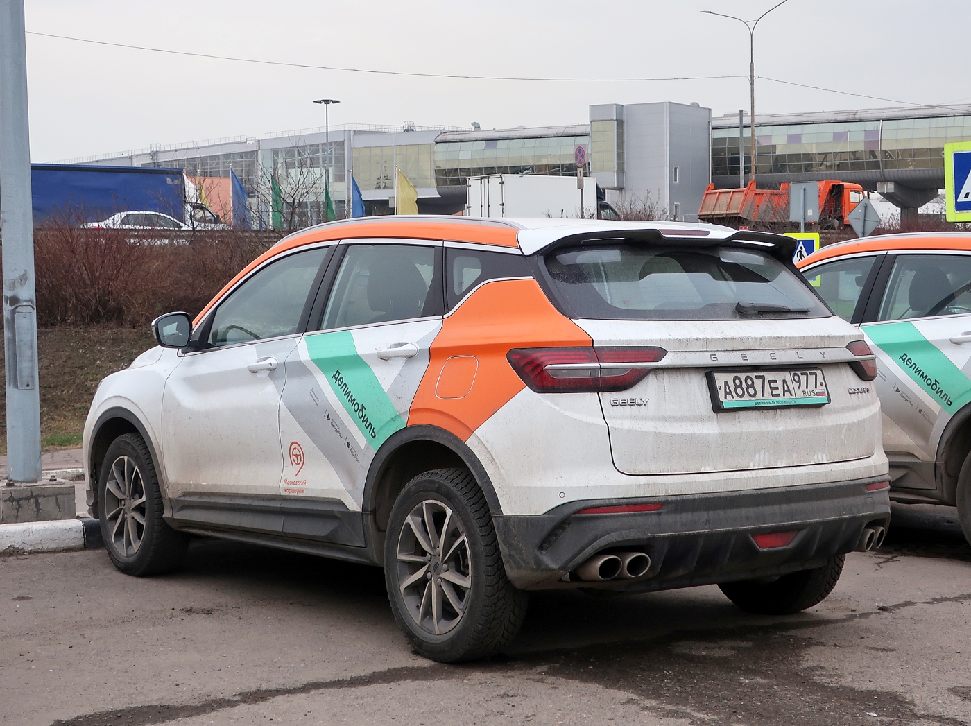 Москва, Geely Coolray № А 887 ЕА 977