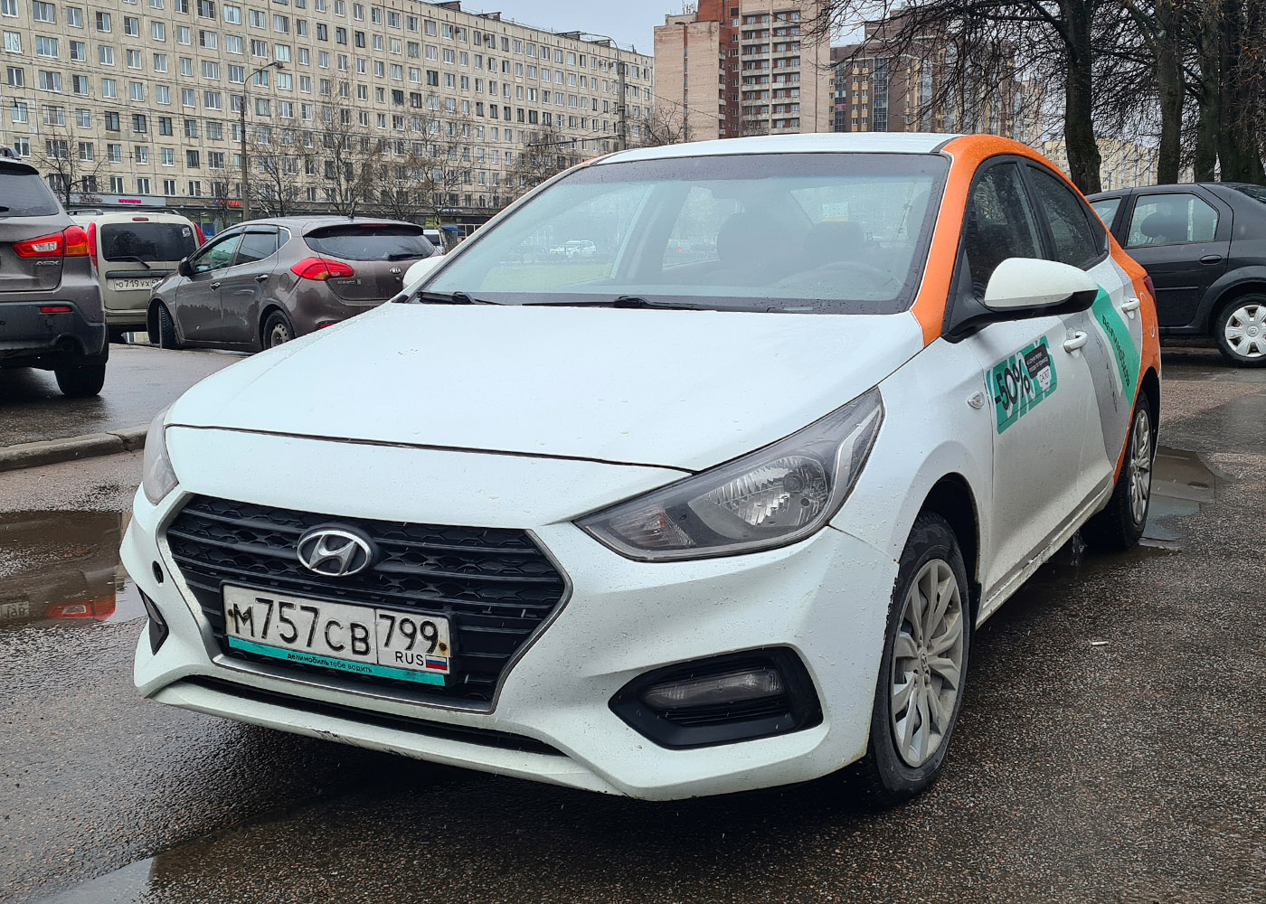 Санкт-Петербург, Hyundai Solaris № М 757 СВ 799