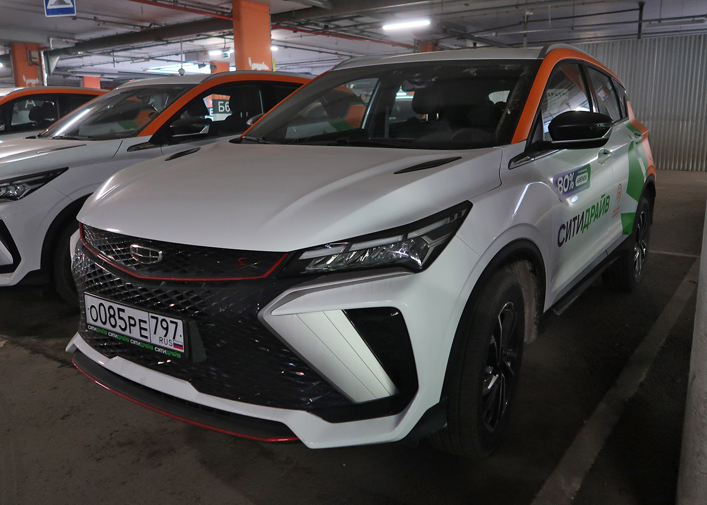 Москва, Geely Coolray № О 085 РЕ 797
