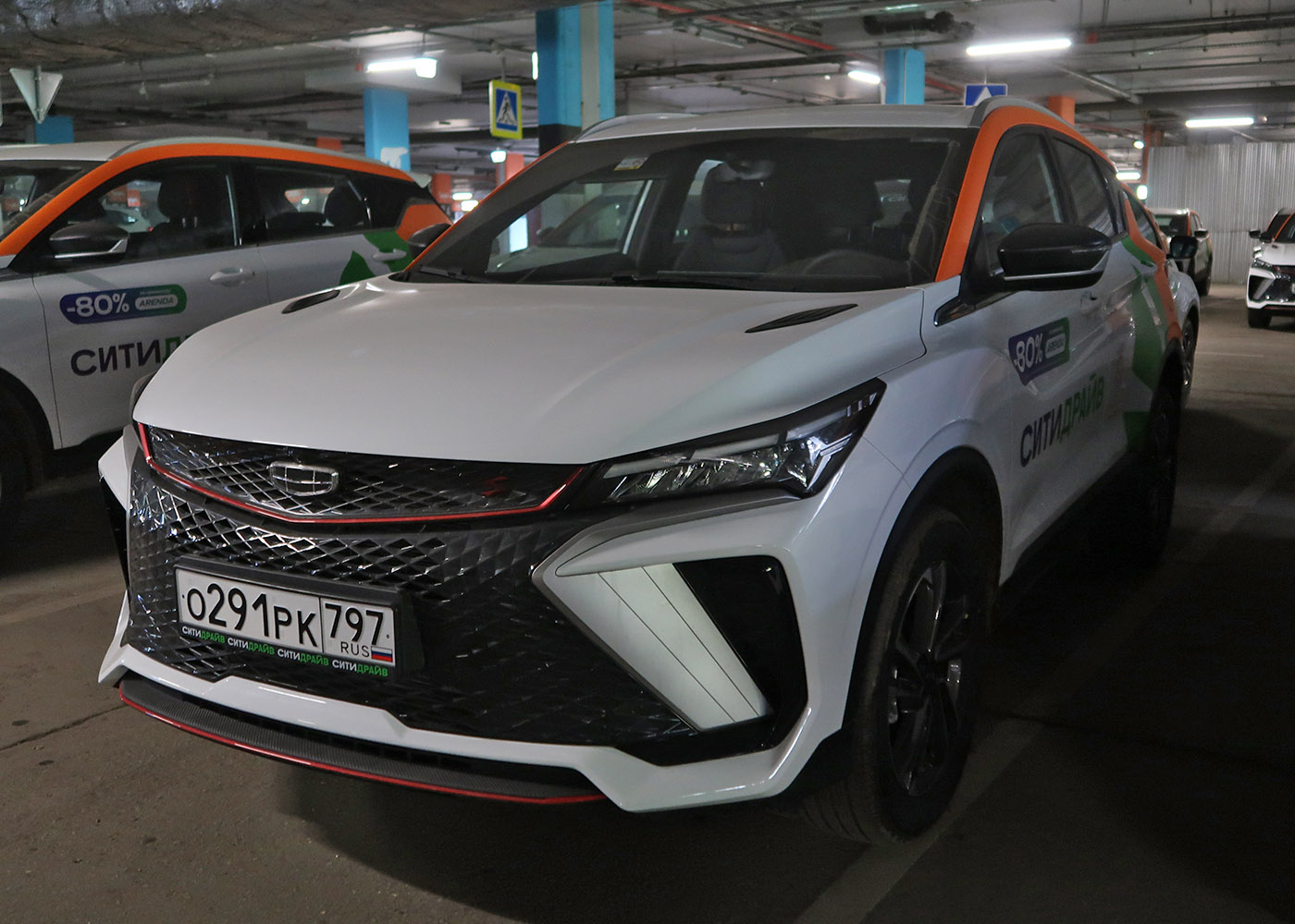 Москва, Geely Coolray № О 291 РК 797