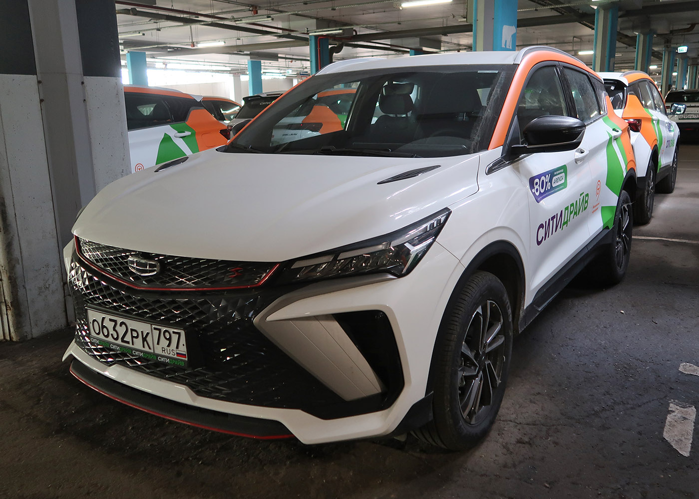 Москва, Geely Coolray № О 632 РК 797