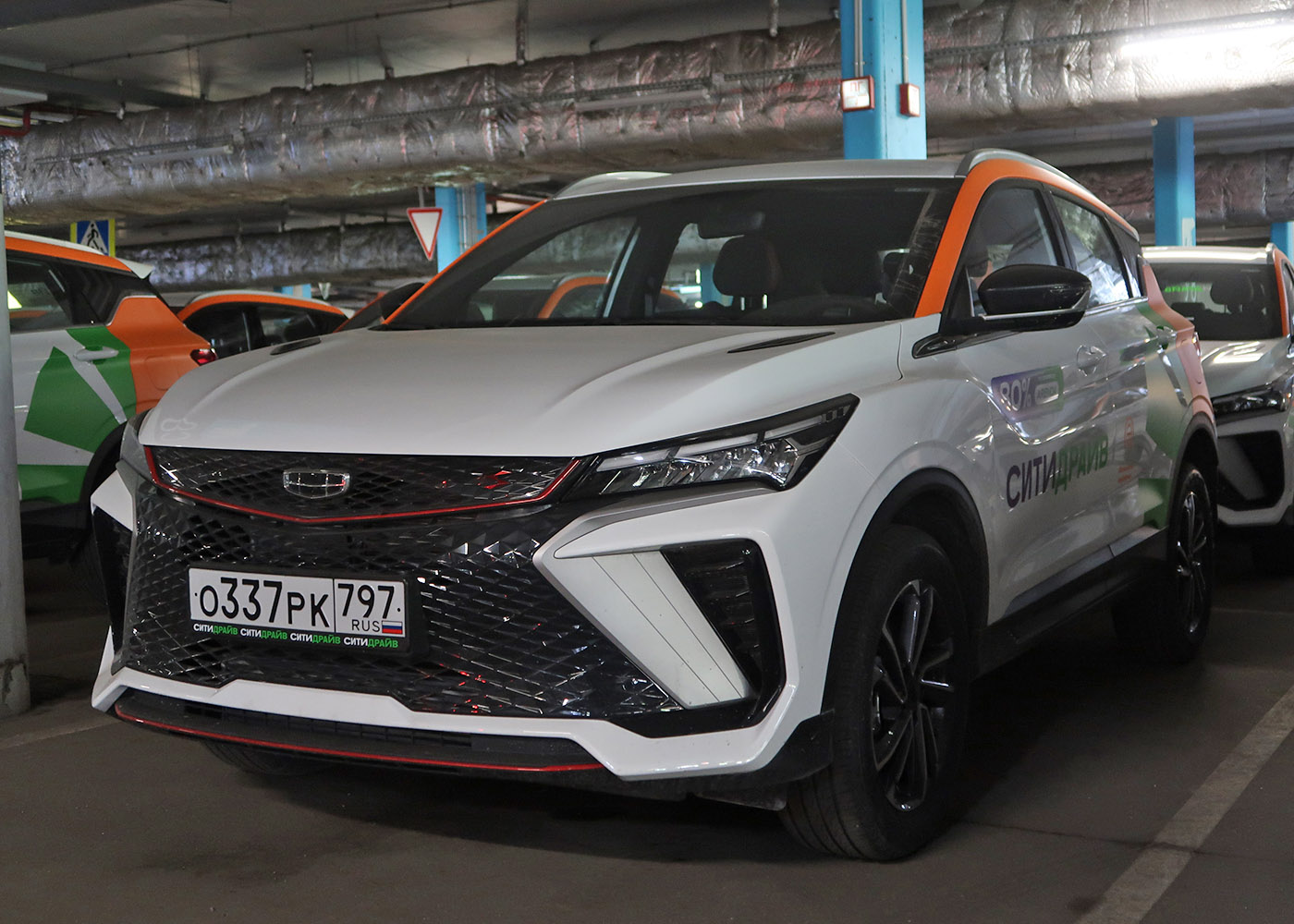 Москва, Geely Coolray № О 337 РК 797