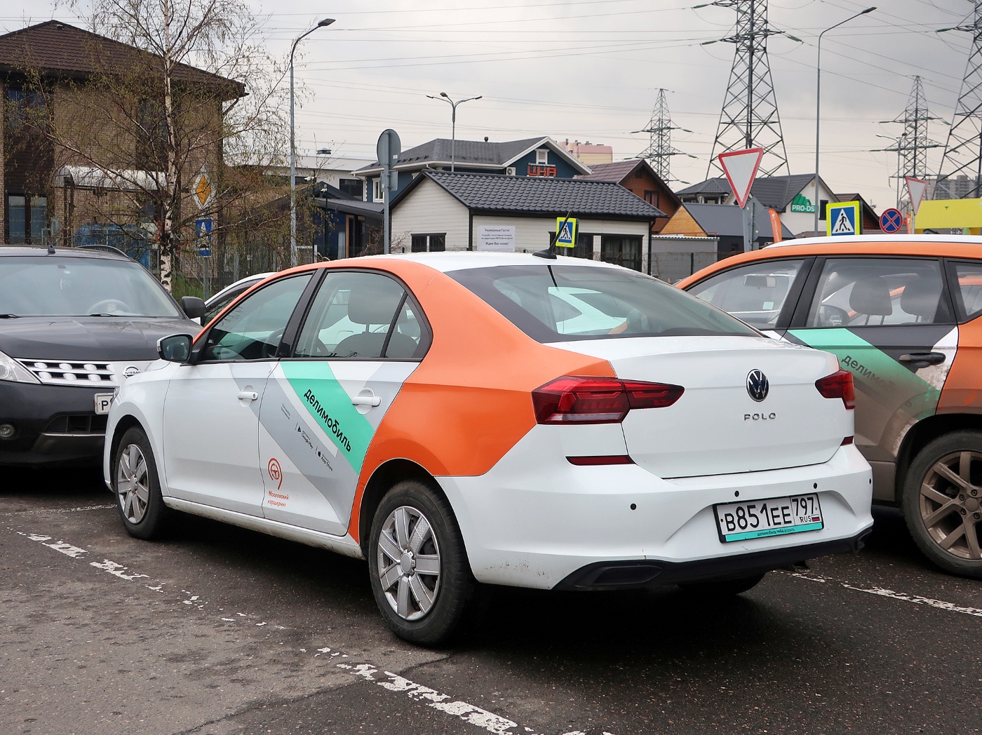 Москва, Volkswagen Polo № В 851 ЕЕ 797