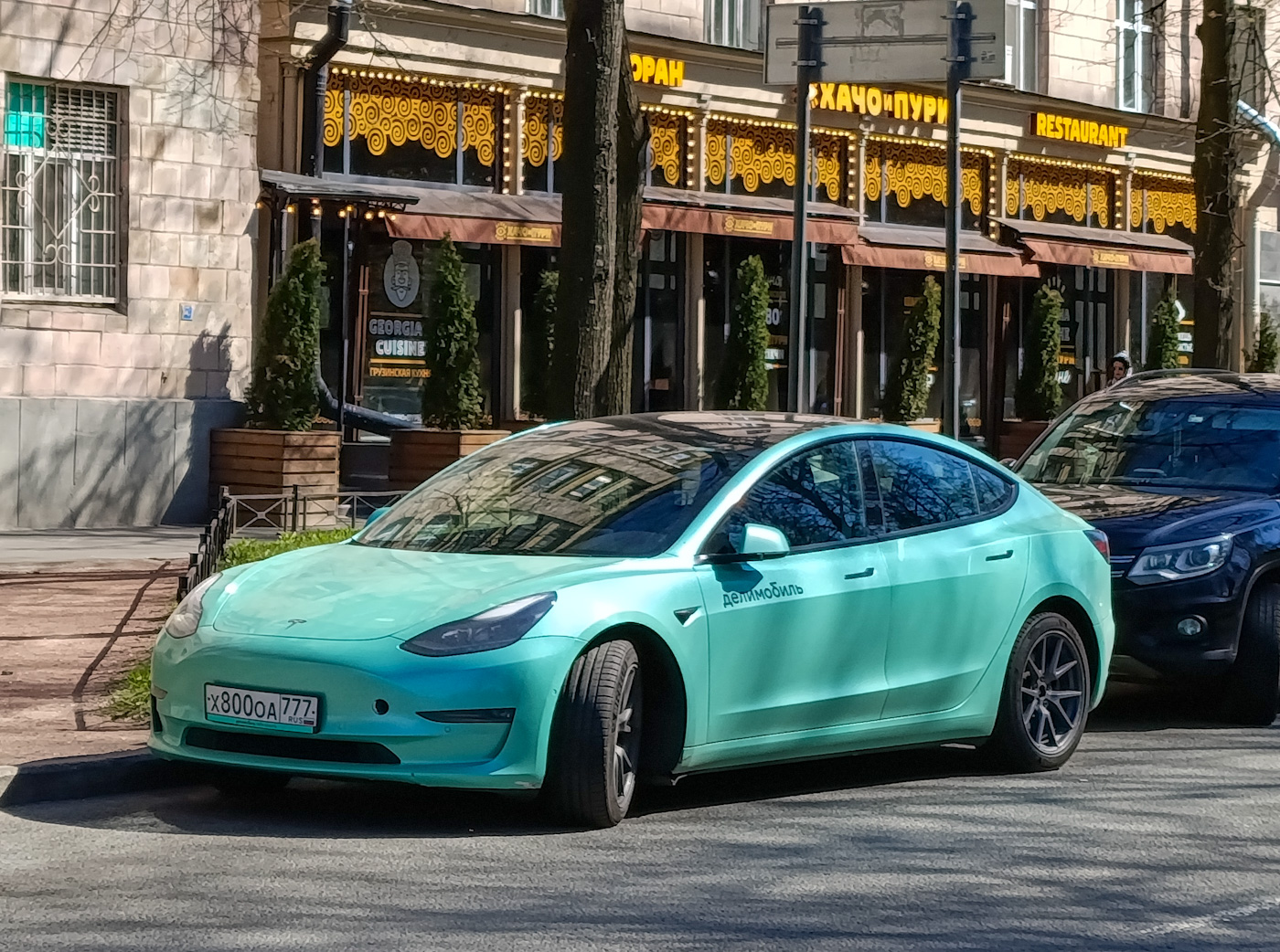 Санкт-Петербург, Tesla Model 3 № Х 800 ОА 777