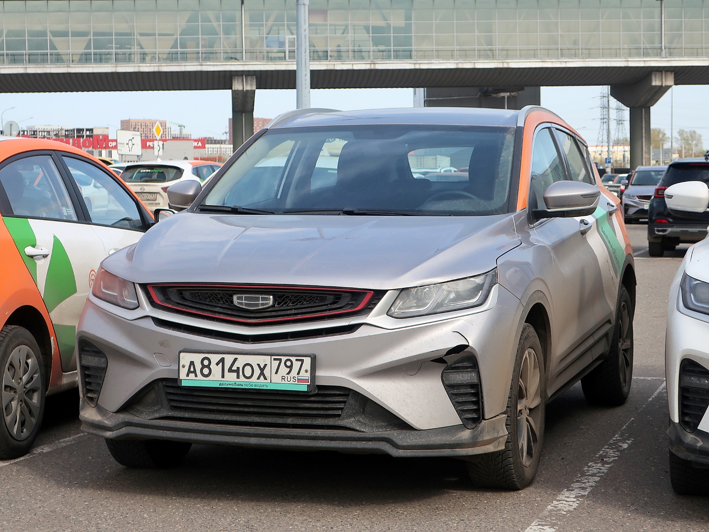 Москва, Geely Coolray № А 814 ОХ 797