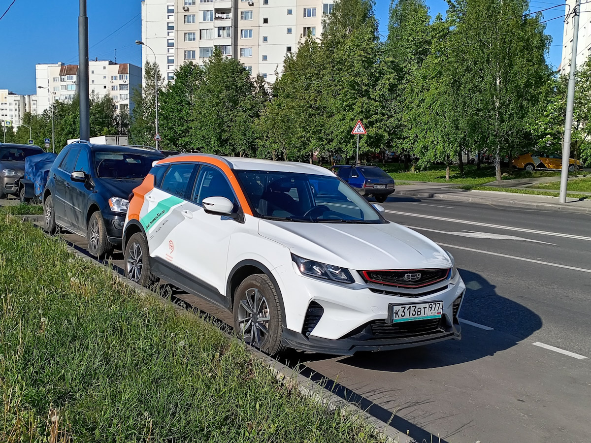 Москва, Geely Coolray № К 313 ВТ 977