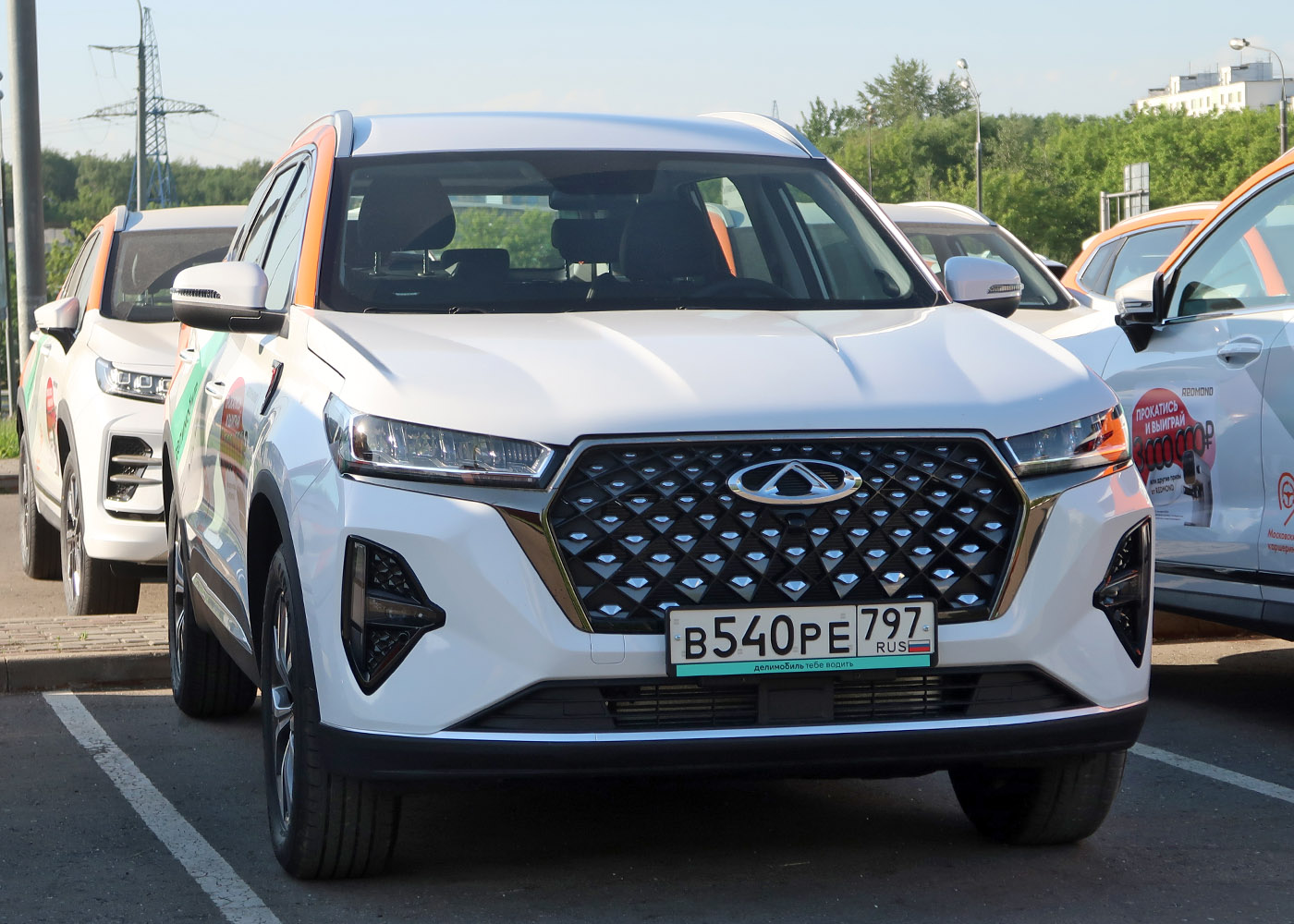 Москва, Chery Tiggo 7 № В 540 РЕ 797