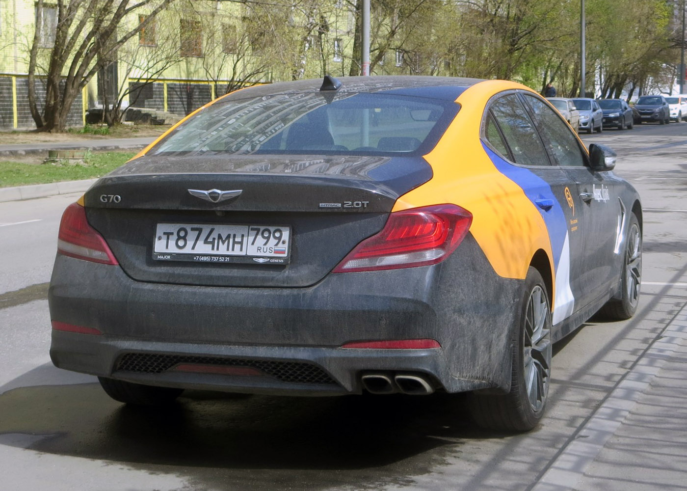 Москва, Genesis G70 № Т 874 МН 799