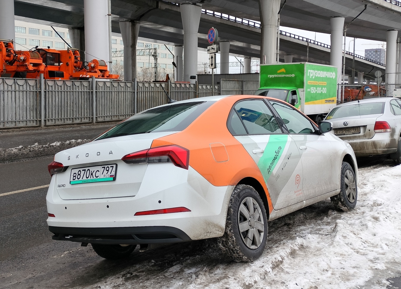 Москва, Škoda Rapid № В 870 КС 797