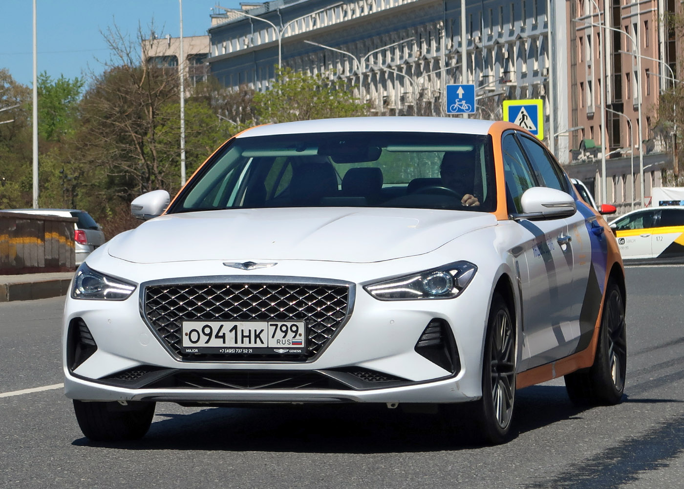Москва, Genesis G70 № О 941 НК 799