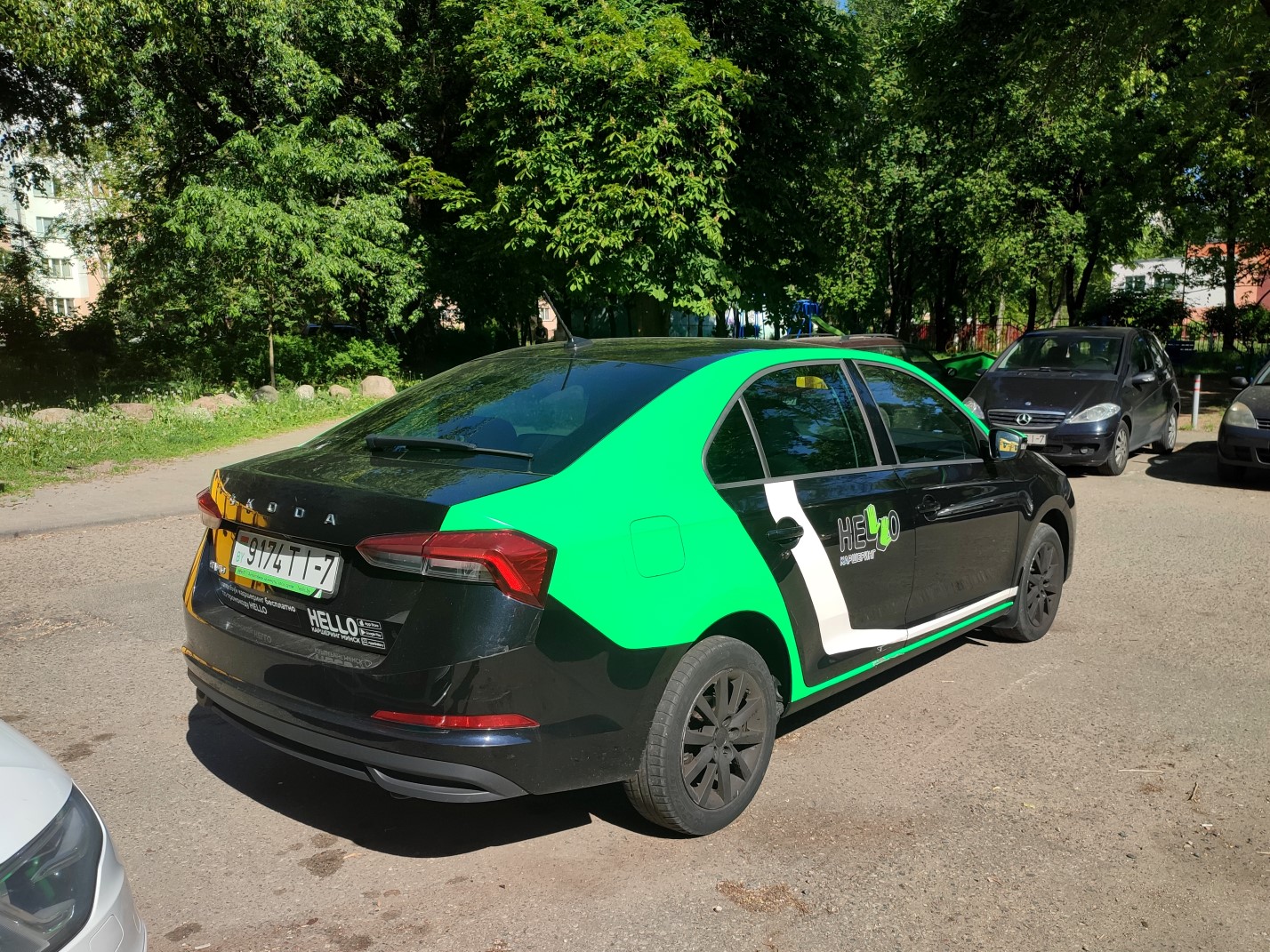 Минск, Škoda Rapid № 9174 TI-7