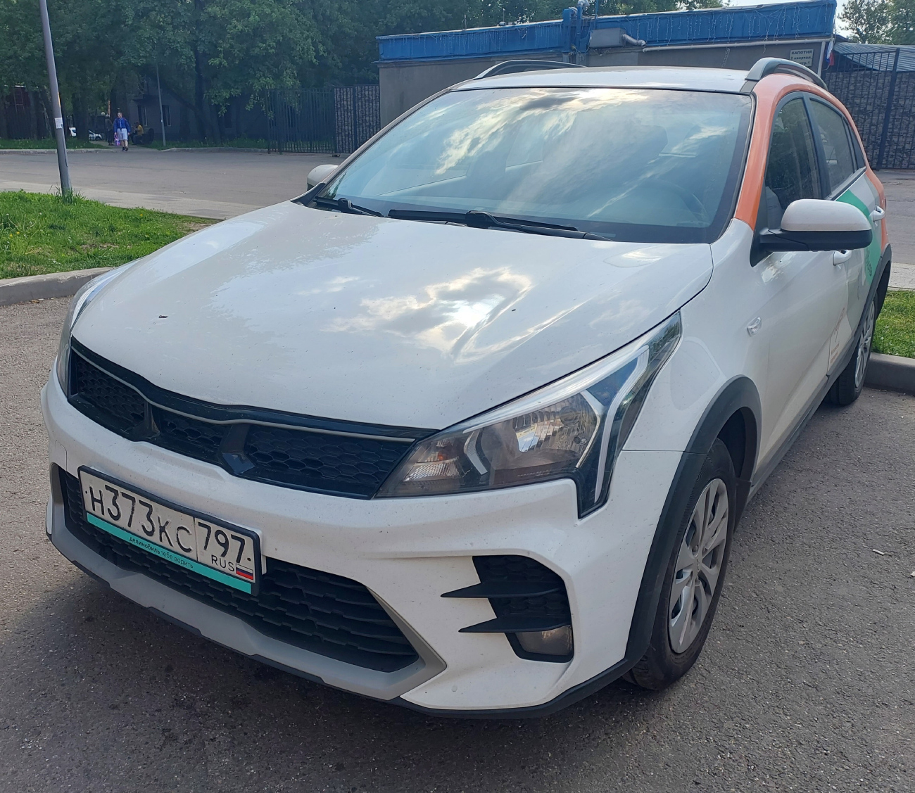Москва, KIA Rio № Н 373 КС 797