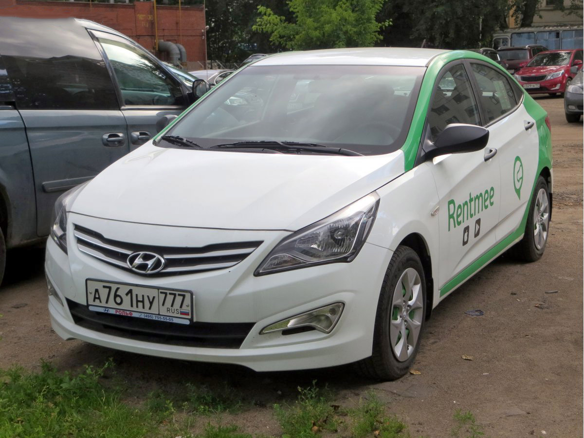 Москва, Hyundai Solaris № А 761 НУ 777