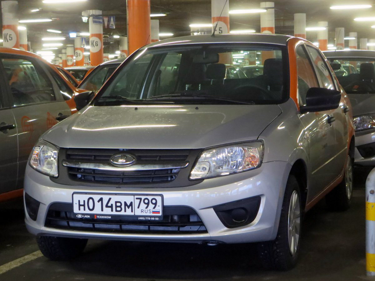 Москва, Lada Granta № Н 014 ВМ 799