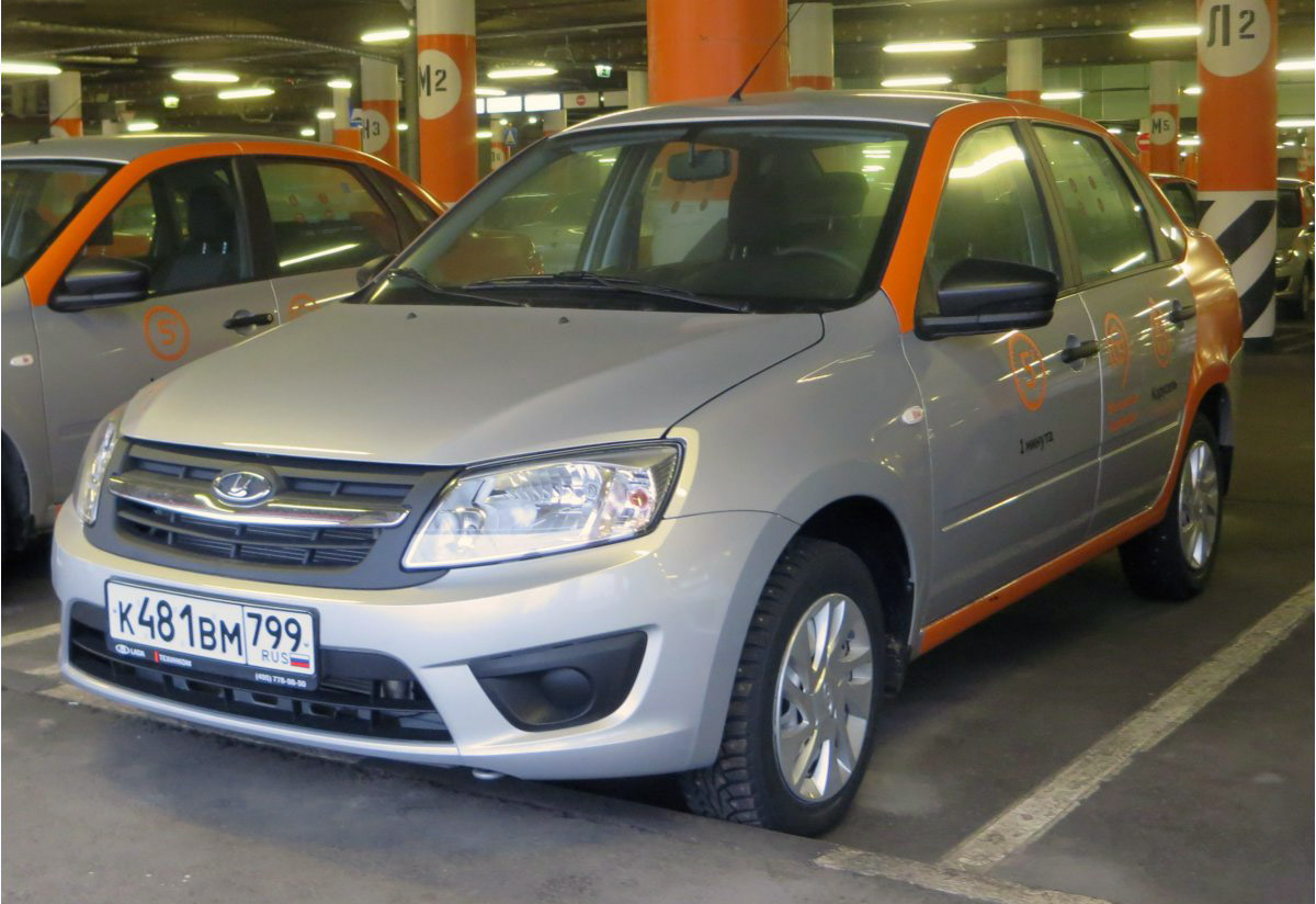 Москва, Lada Granta № К 481 ВМ 799