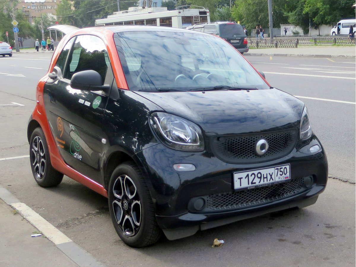 Москва, Smart ForTwo № Т 129 НХ 750