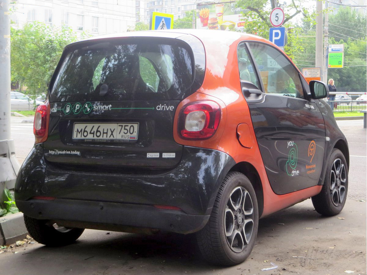 Москва, Smart ForTwo № М 646 НХ 750