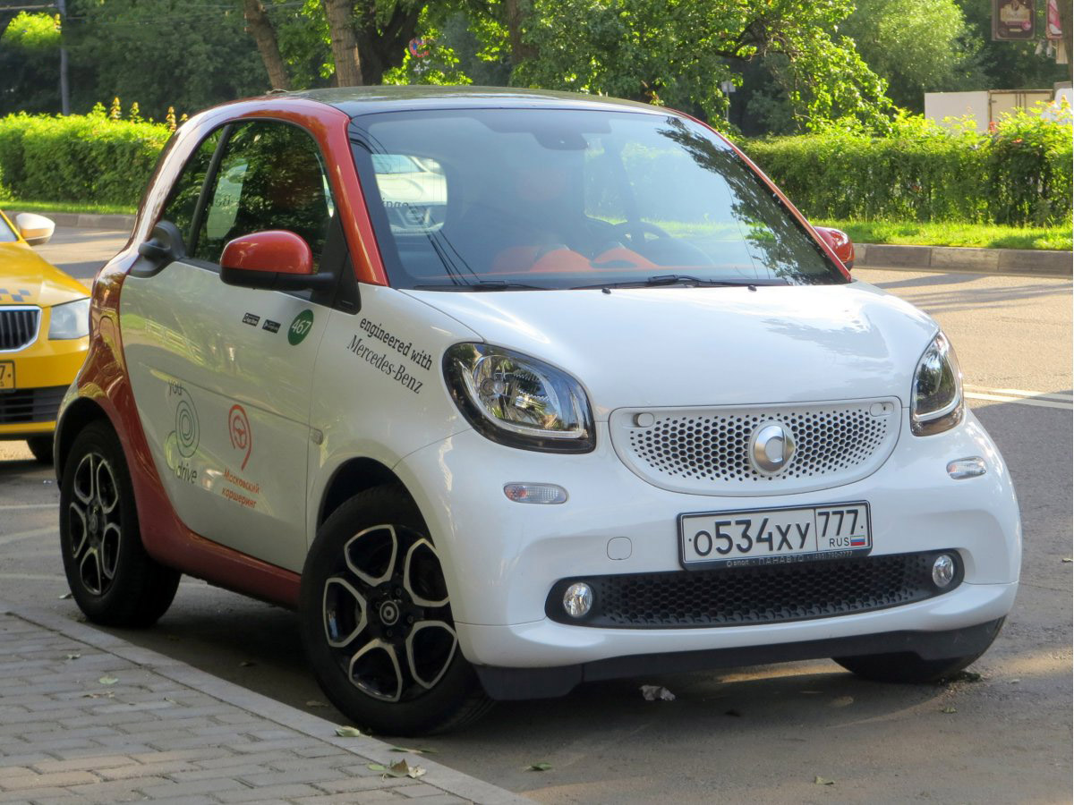 Москва, Smart ForTwo № О 534 ХУ 777
