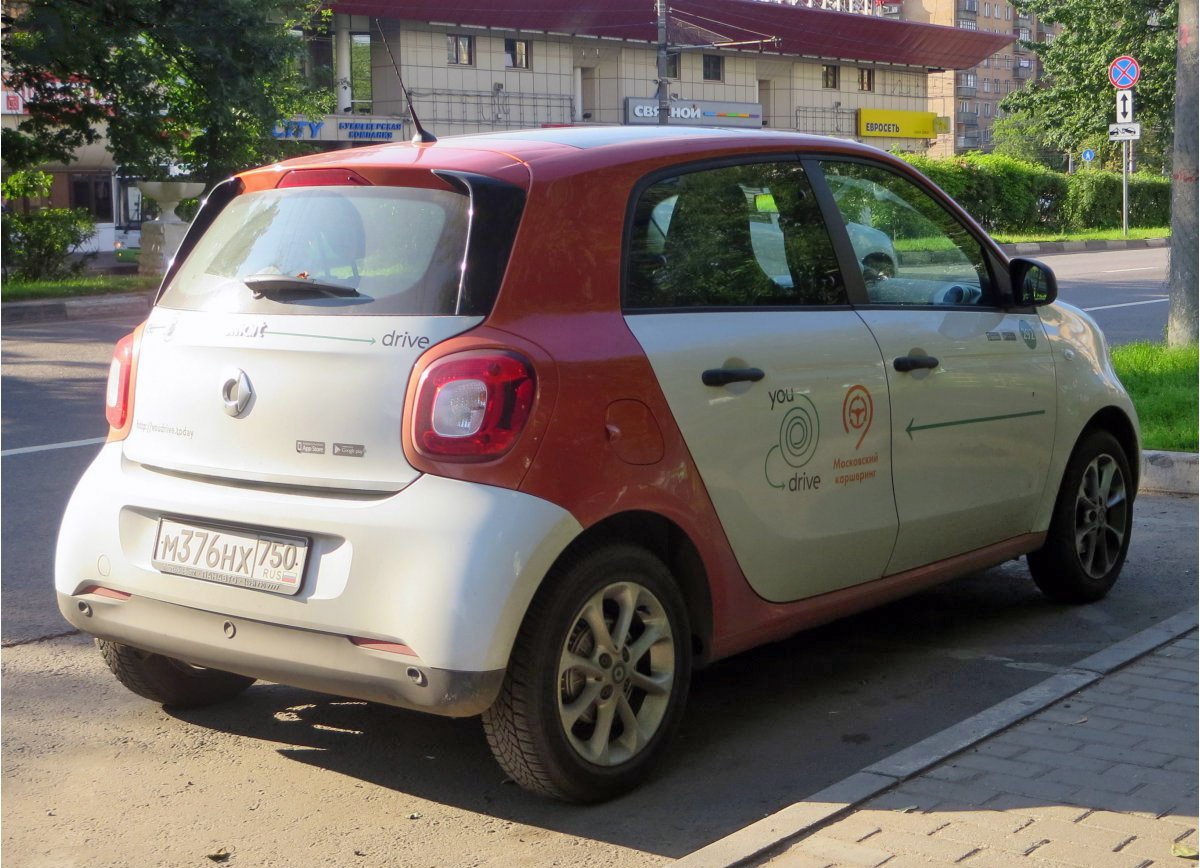Москва, Smart ForFour № М 376 НХ 750