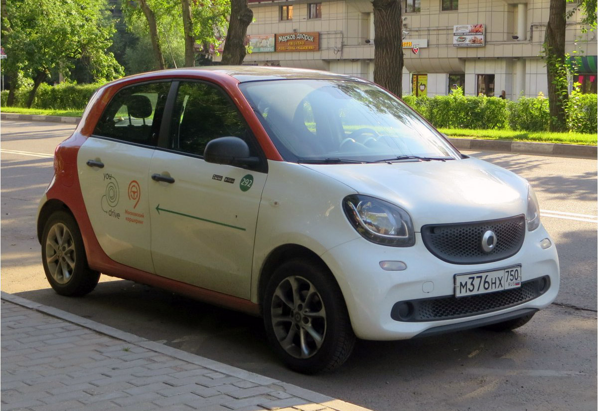 Москва, Smart ForFour № М 376 НХ 750