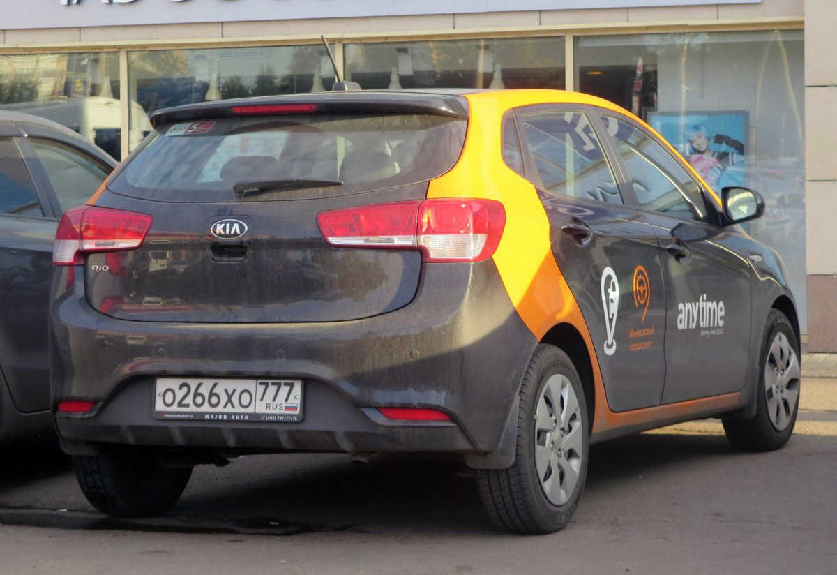 Москва, KIA Rio № О 266 ХО 777