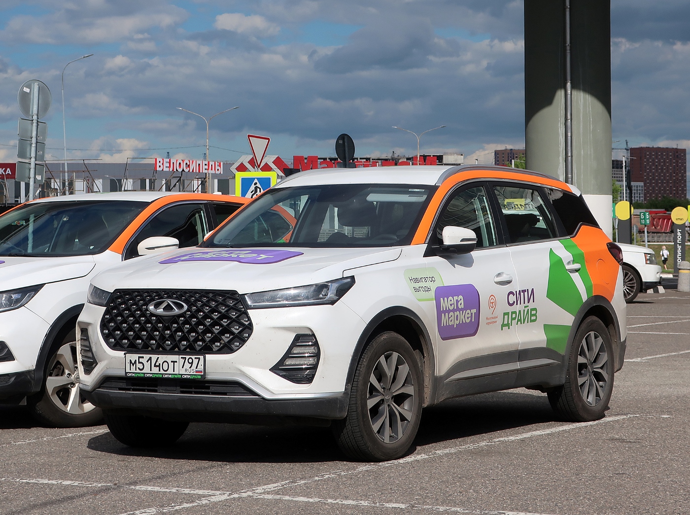 Москва, Chery Tiggo 7 № М 514 ОТ 797