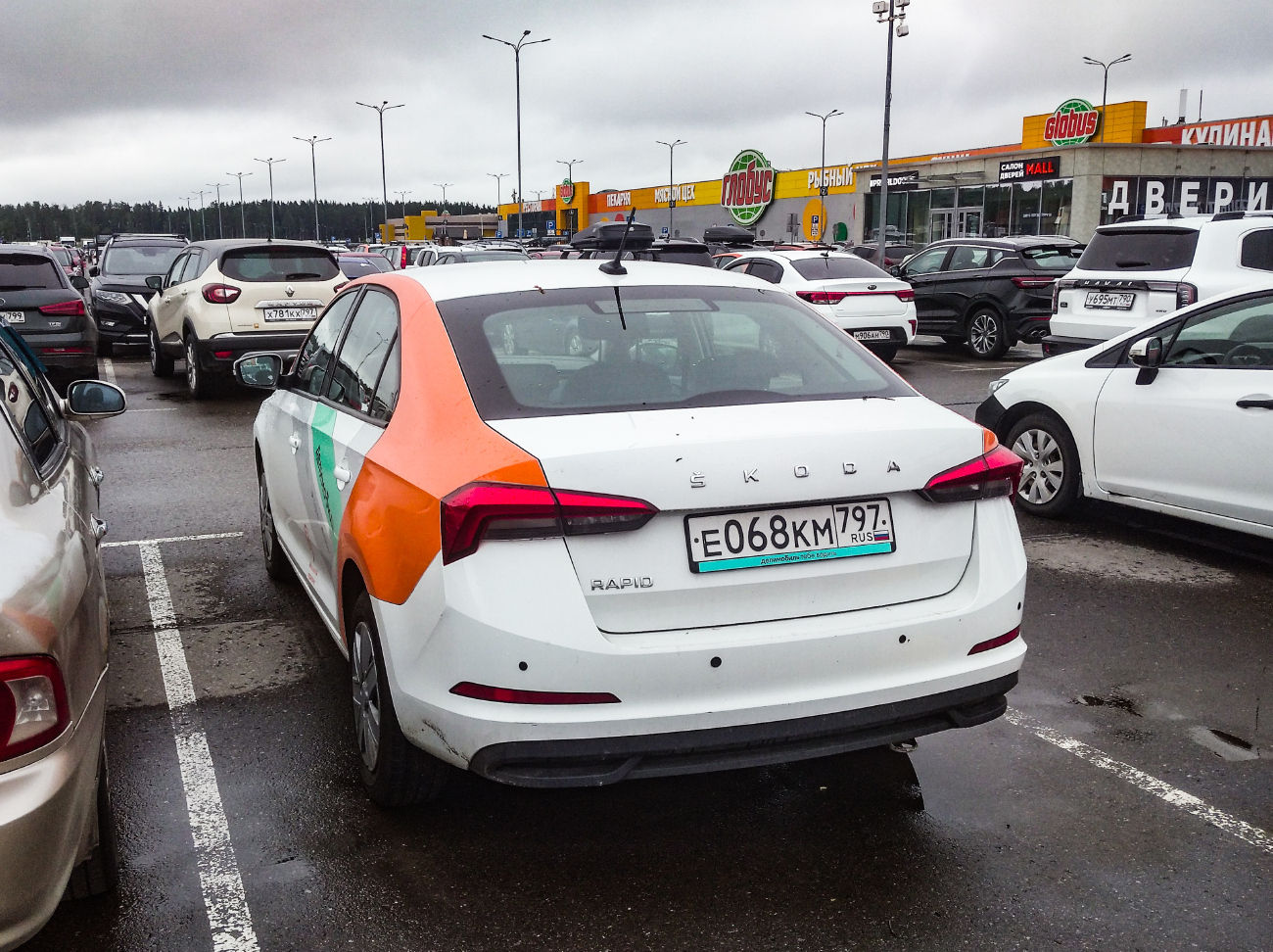 Москва, Škoda Rapid № Е 068 КМ 797