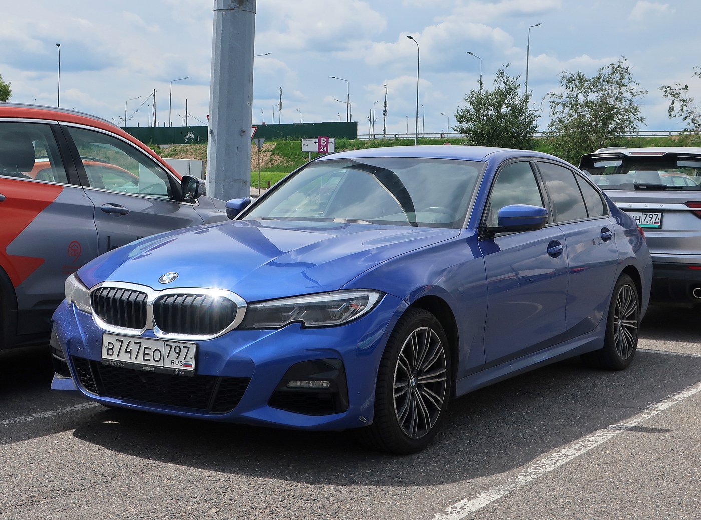 Москва, BMW 3 Series № В 747 ЕО 797
