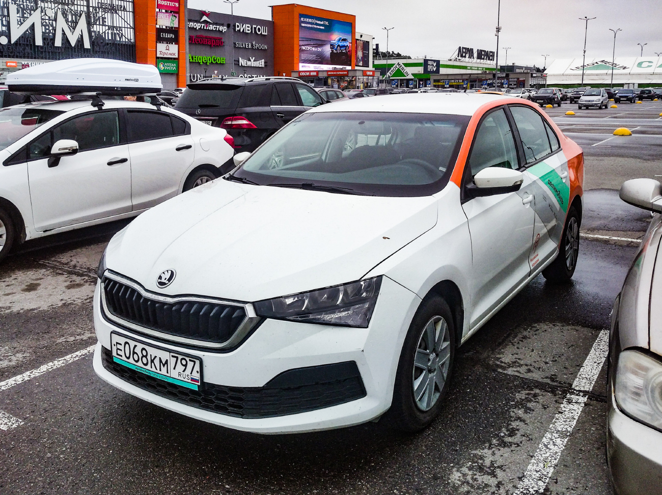 Москва, Škoda Rapid № Е 068 КМ 797