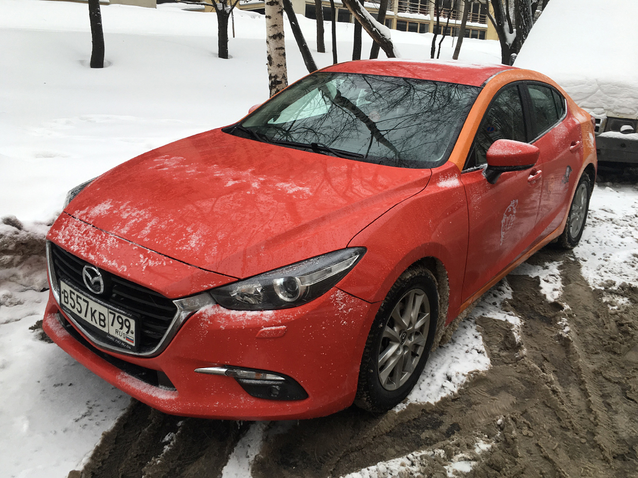 Москва, Mazda 3 № В 557 КВ 799