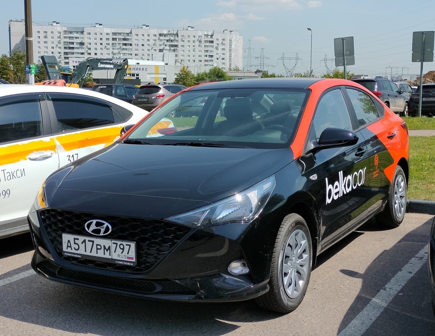 Москва, Solaris HS № А 517 РМ 797