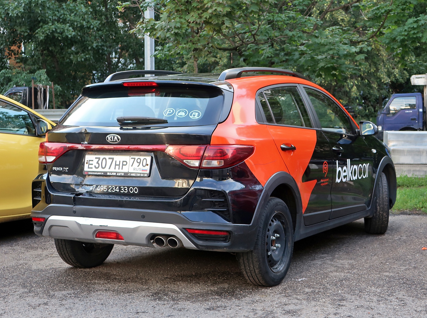 Москва, KIA Rio № Е 307 НР 790