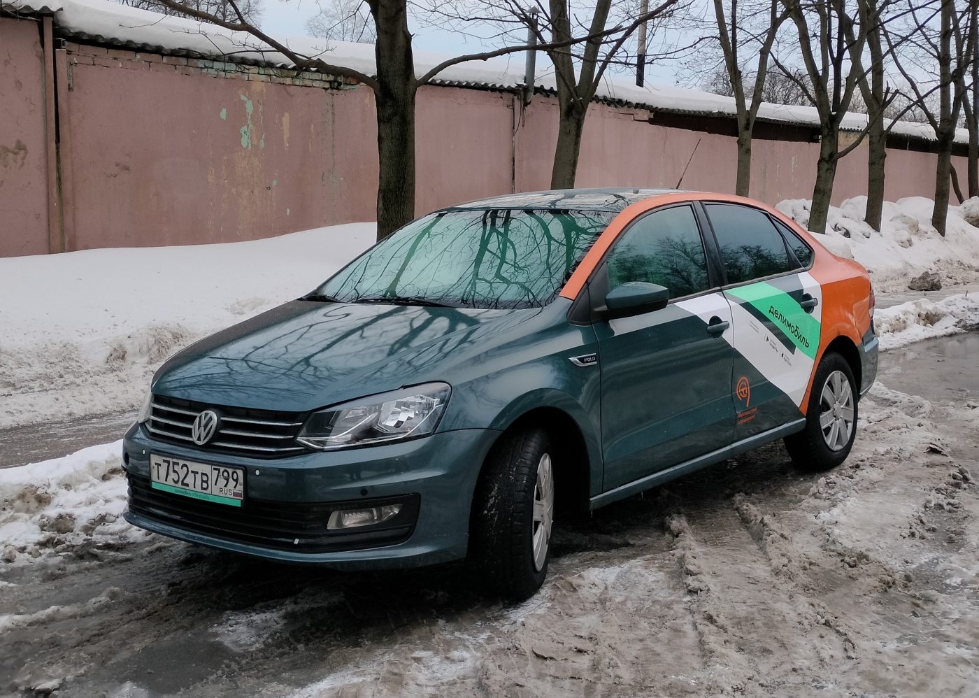 Москва, Volkswagen Polo № Т 752 ТВ 799