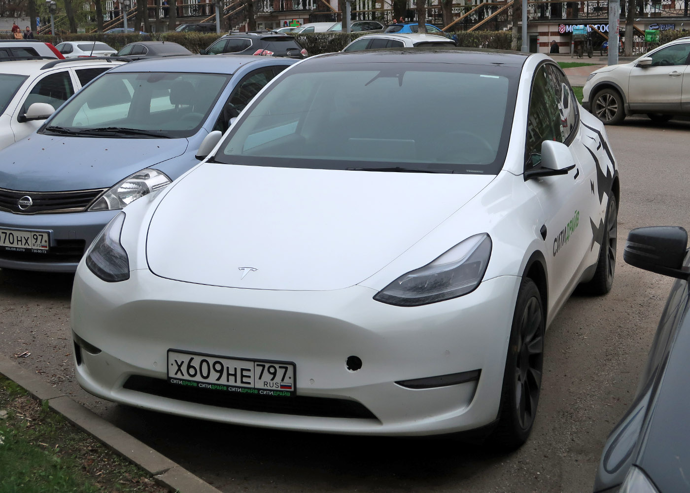 Москва, Tesla Model Y № Х 609 НЕ 797