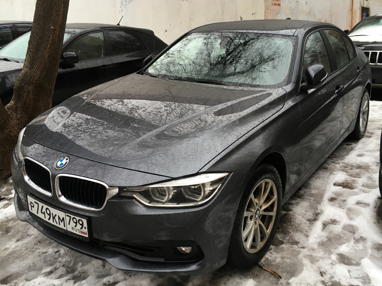 Москва, BMW 3 Series № Р 749 КМ 799