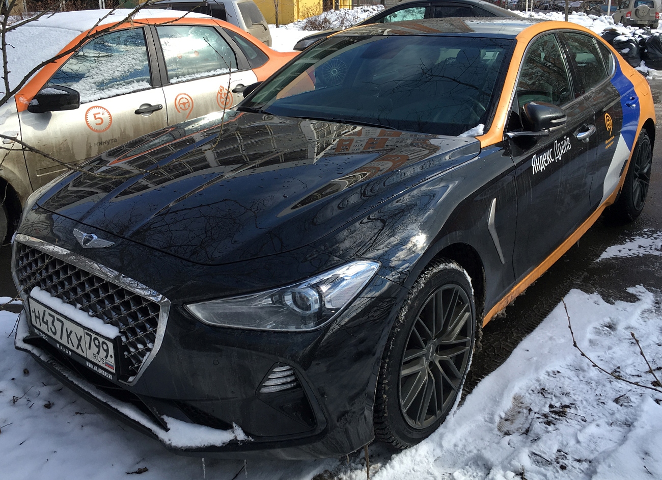 Москва, Genesis G70 № Н 437 КХ 799