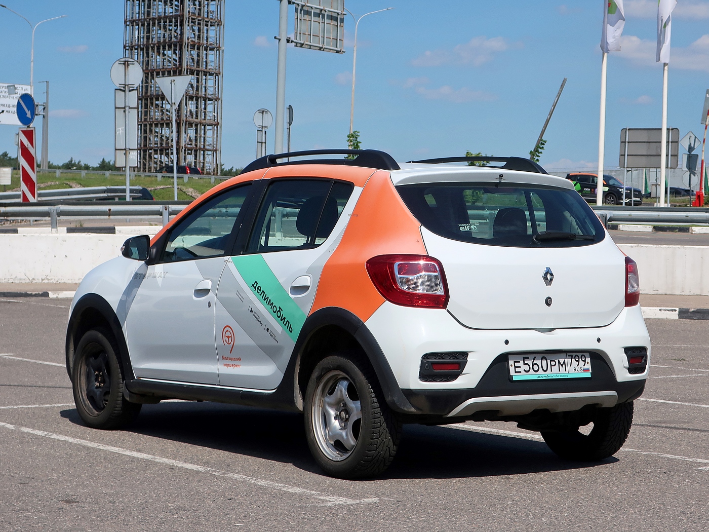 Москва, Renault Sandero № Е 560 РМ 799