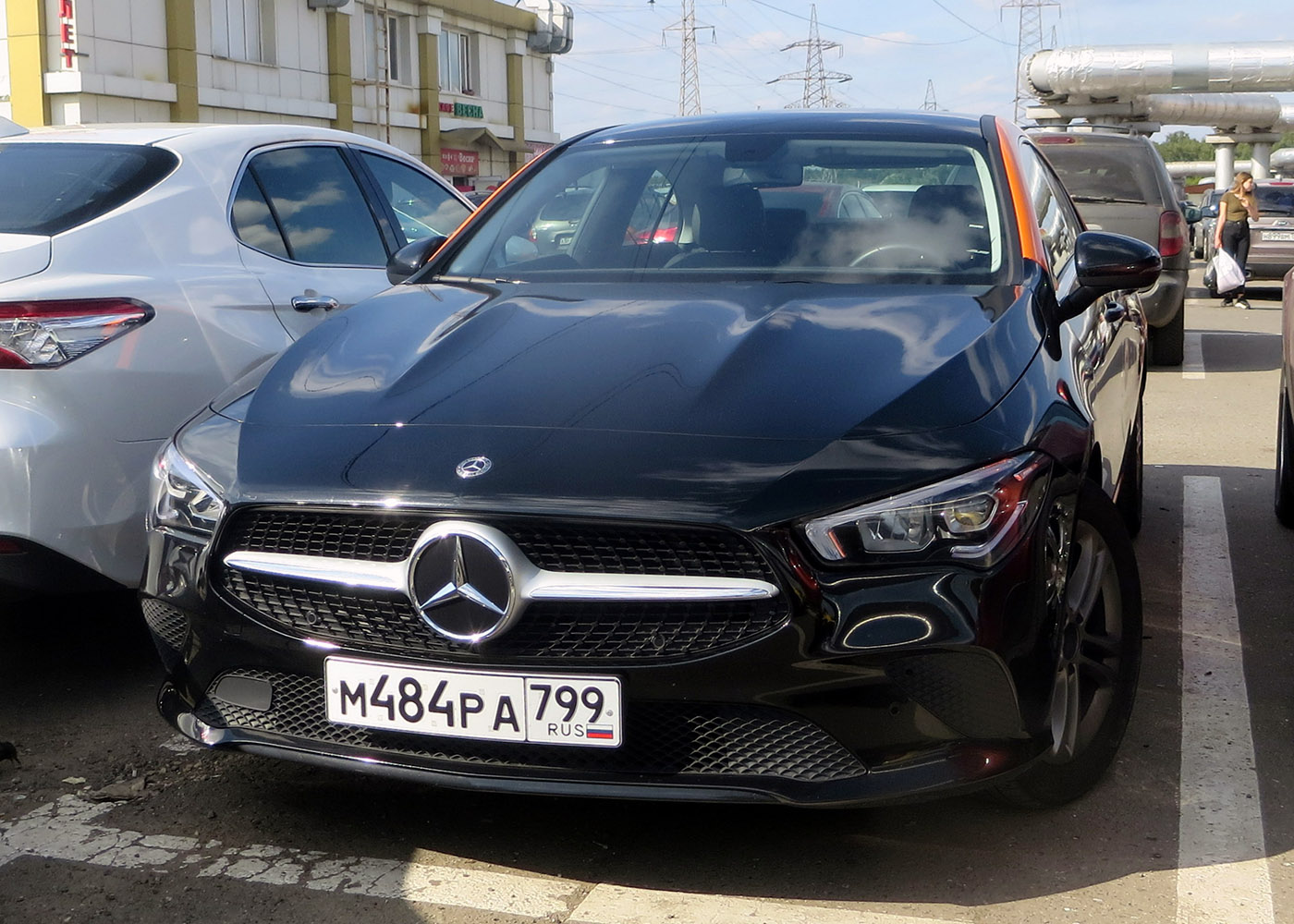 Москва, Mercedes-Benz CLA-Klasse № М 484 РА 799