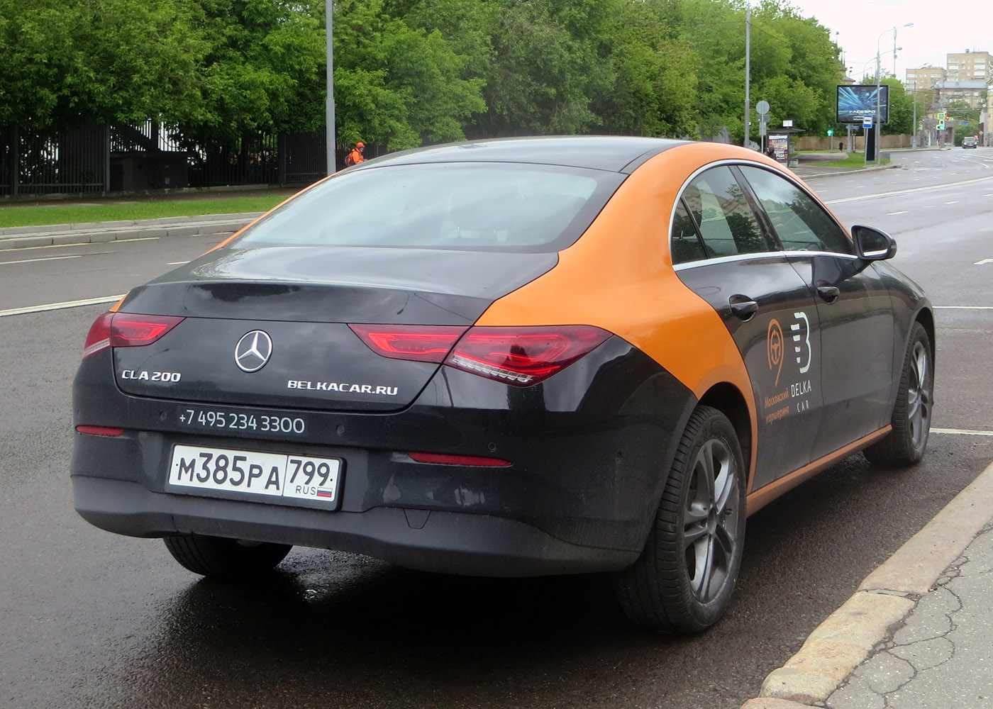 Москва, Mercedes-Benz CLA-Klasse № М 385 РА 799