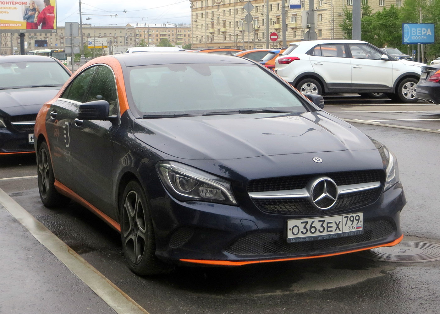 Москва, Mercedes-Benz CLA-Klasse № О 363 ЕХ 799