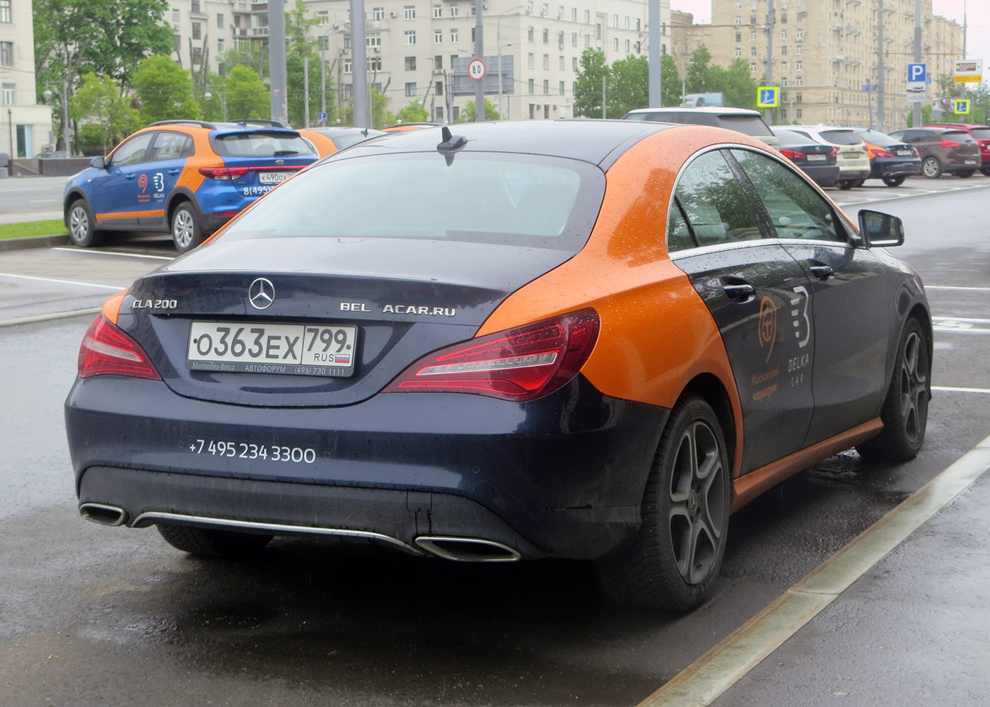 Москва, Mercedes-Benz CLA-Klasse № О 363 ЕХ 799