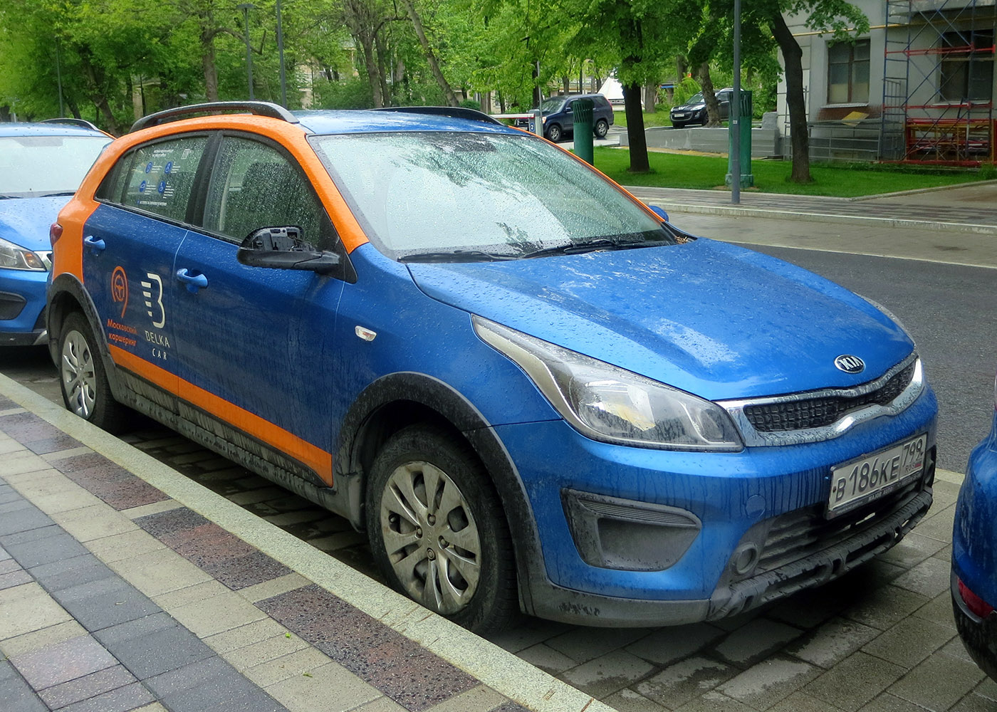 Москва, KIA Rio № В 186 КЕ 799
