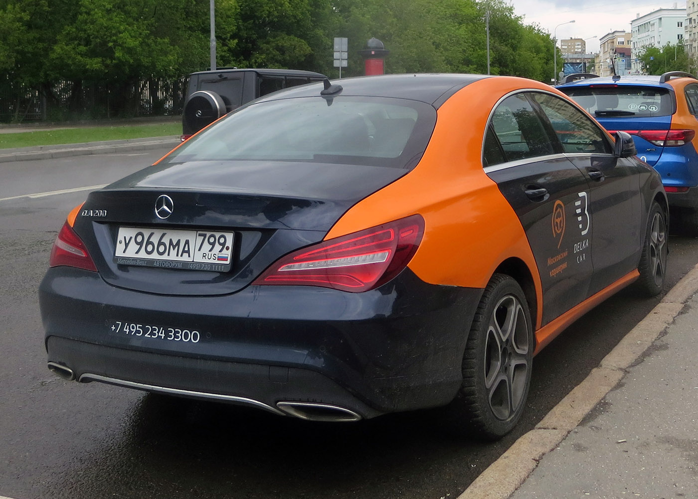 Москва, Mercedes-Benz CLA-Klasse № У 966 МА 799