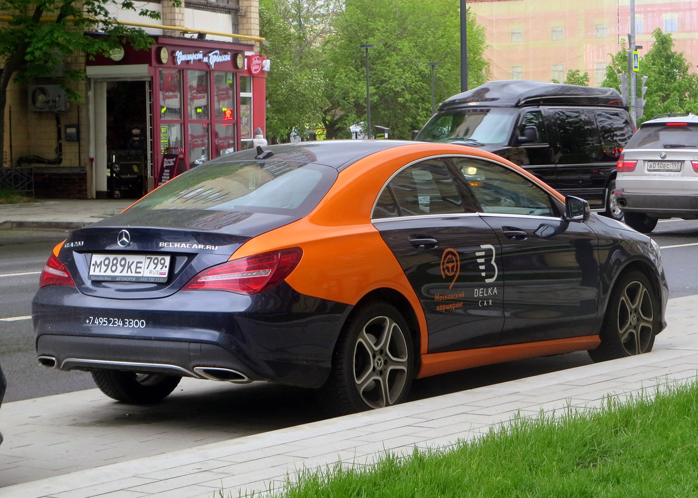 Москва, Mercedes-Benz CLA-Klasse № М 989 КЕ 799